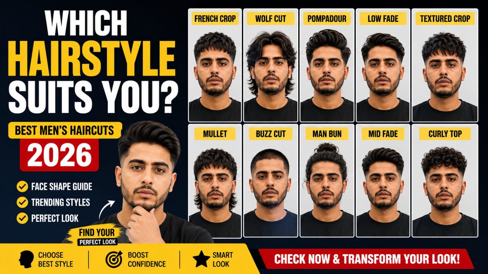 Which Hairstyle Suits You? Best Men’s Haircuts 2026